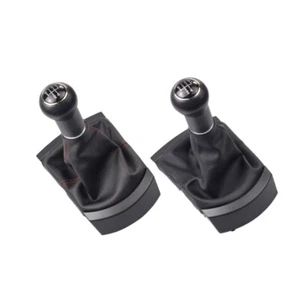 Auto Styling 5 Vitesses Gear avec Botte en Cuir PU Adaptée pour Seat 2002-2010 - Photo 1/10