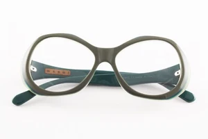 Very Rare Authentic Marni MA641S 13 53mm Olive Green Frames Glasses Italy - Picture 1 of 5