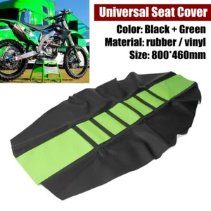 Funda de asiento negra y verde para Kawasaki KX250 KX450 KX65 KX85 KLX KXF 250 450 650 - Imagen 1 de 6