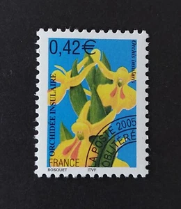 France Year 2005 Pre Used 249 New Luxury ** Preo Orchids Flowers - Picture 1 of 1