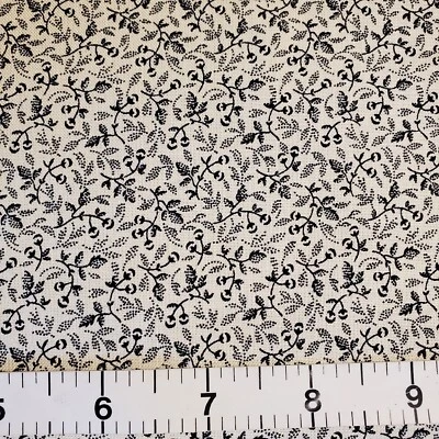 MARCUS FABRICS Civil War 1800's reproduction Fabric FQ HY BTY Marcus Barnes Midnight lace