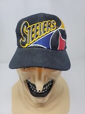 Pittsburgh Steelers Embroidered Big Logo Hat Cap Football Vintage Retro 90s