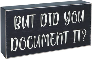 Funny Office Desk Decor Accessories - Rustic Farmhouse Home Office Supplies Deco - Picture 1 of 9