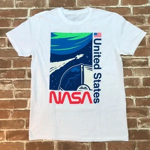 *New* NASA United States 🇺🇸 Men’s White T-shirt Men’s Size Large - Bild 1 von 6