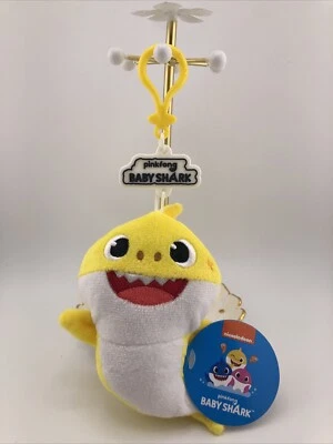Nickelodeon - Pinkfong Baby Shark - Yellow  Shark Clip on Coin Change Purse NWT - Image 1 of 2