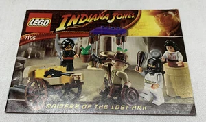 Lego Indiana Jones Anleitung für Set 7195 Hinterhalt in Kairo OHNE STEINE - Bild 1 von 2