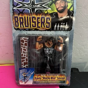 WCW Bruisers Randy Macho Man Savage Figure 1999 Vtg Toybiz WWF WWE  - Picture 1 of 8