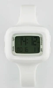 Converse VR025 Watch Womens Chro Alarm Date Light Rubber White 50m Batt Quartz - Picture 1 of 3