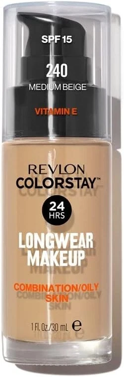 Revlon Color Stay Makeup Foundation Combination / Oily Skin 30ml Medium Beige - Image 1 of 1