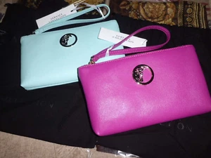 Versace Collection Pochette Beauty Case Pelle Stampa Saffiano Portatrucco - Foto 1 di 6