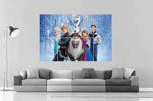 REINE DES NEIGES FROZEN ANIME Wall Art Poster Grand format A0 Large Print - Imagen 1 de 1