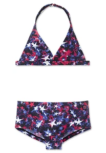 SCHIESSER AQUA LF40+ Mädchen Neckholder-Bikini Set 140 152 164 176 Schwimmanzug - Bild 1 von 2