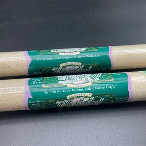 2 Charles Craft 32 Count Irish Linen Tubes Classic Reserve 20x24 Cross Stitch - Picture 1 of 7