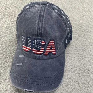 Patriotic USA Flag truckers hat Hat Cap Mens Trucker Hat One Size Unbranded - Foto 1 di 9