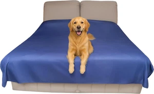 Thin Reversible Waterproof Protective Cover or Liner for Bed or Couch, for Dogs - Picture 1 of 12