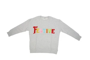 Shiraleah festliches Sweatshirt Damen großer Rundhals Urlaub Pullover bunt - Bild 1 von 13