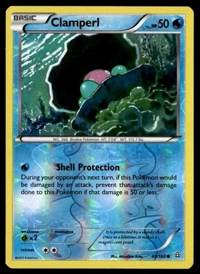 Clamperl Common Reverse Holo XY - Primal Clash 49/160 NM Pokémon TCG - Image 1 of 2