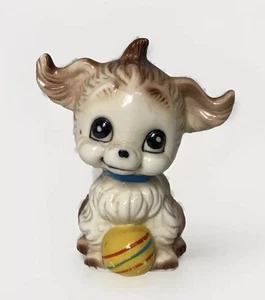"Estatuilla kitsch de perro cachorro Rover original Josef 2,5"" cerámica mascota Japón MCM de colección" - Imagen 1 de 11