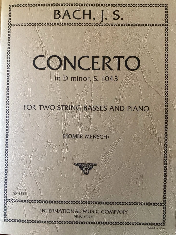 International Music Company Music For String Bass — Duets, Piano, Solo Works ￼ - Image 1 of 4