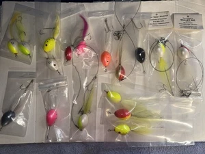 Mullet Rig wire rig for finger mullet. Balsa Wood. 17 Pieces. - Picture 1 of 1