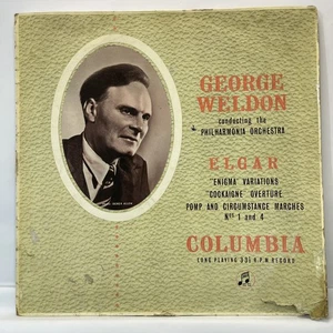 Columbia Elgar Enigma Variations George Weldon Philharmonia LP Vinyl Record - Bild 1 von 4