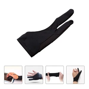6Pcs Two Finger Gloves Graphic Tablet Glove Anti Gloves Fouling - Afbeelding 1 van 12