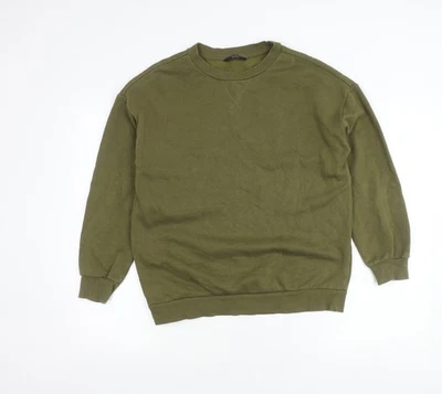Sudadera pulóver verde para mujer George talla 8 mezcla de algodón Foto 1 de 4