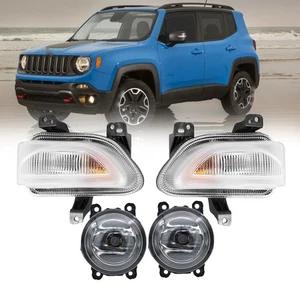 Front Turn Signal Light Fog Lamp 4PCS/SET For Jeep Renegade 2015 2016 2017 2018 - Bild 1 von 19