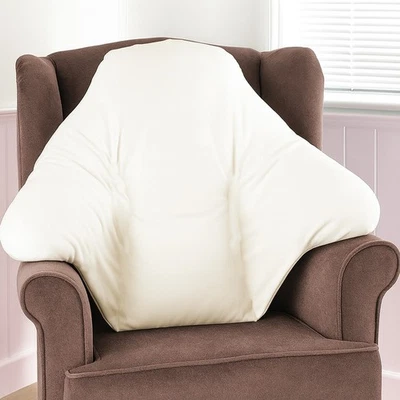 Cream Batwing Pillowcase – Support Cushion Cover for Reading & Relaxing  support - Image 1 of 4