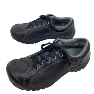 Keen Briggs ll Nubukleder Damen 8,5 schwarz Leder Halbschuhe Sneaker - Bild 1 von 10