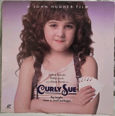 Curly Sue (1991) Laserdisc USED Good Condition John Hughes Film James Belushi - Image 1 of 3