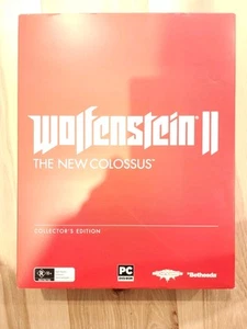 WOLFENSTEIN THE NEW COLOSSUS-COLLECTORS EDITION No Game - Picture 1 of 4