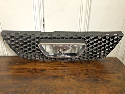 1999-2004 Ford Mustang Front Honeycomb Grille w/ Pony Emblem Chrome XR3X8A226AC - Image 1 of 4