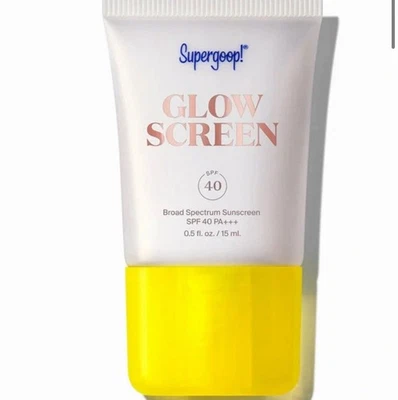 Supergoop Glow Screen Sunrise SPF 40 0.5 oz Travel Size New Sealed - Image 1 of 2