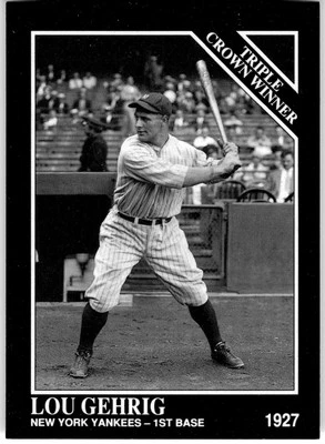 1992 Conlon Collection TSN #529 Lou Gehrig - Image 1 of 2