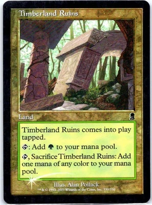 #330 Timberland Ruins Odyssey Common Foil - Image 1 of 2