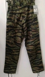 Rothco Tiger Stripe Camouflag BDU Cargo Bottoms Trouser Camo Pants XS 23-27" - Picture 1 of 16