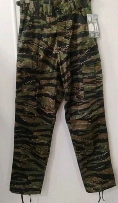 Rothco Tiger полоски камуфляж BDU грузовой низ брюки камуфляж брюки XS 23-27" - Изображение 1 из 4
