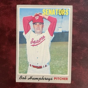 Juego Topps 1970 Bob Humphreys #538 Washington Senators - Ex - Imagen 1 de 2
