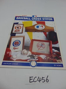 MLB American League Baseball  Cross Stitch Nomis Volme 701 For the Home - Picture 1 of 5