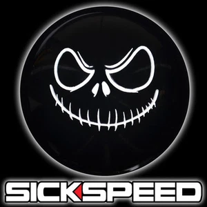 BLACK/WHITE EVIL JACK SMILEY SHIFT KNOB MANUAL SHORT THROW SELECTOR 10X1.25 K61 - Bild 1 von 1