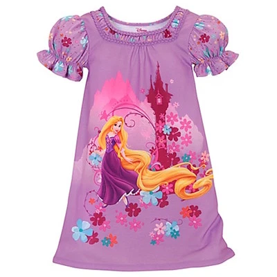 Disney Store Rapunzel Tangled Girls Nightgown Nightshirt Extra Small XS 4 4T - Image 1 of 2