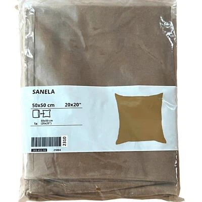 IKEA SANELA Light Brown Pillow Cover 20" x 20" - Image 1 of 2