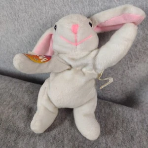 Oriental Trading Co. Plush MY NAME IS MOPSY 06/695 White Rabbit Pink Ears - Picture 1 of 10