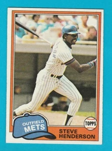 BÉISBOL - Nº 619 - Steve Henderson de los Mets - Topps - 1981 - Imagen 1 de 2