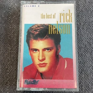 RICK NELSON "The Best of Rick Nelson, Vol. 2" Cassette 1990 EMI Rare - Picture 1 of 9