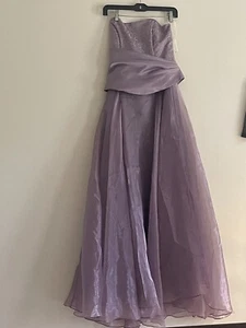 Reene Womens Stephaine purple formal evening gown Cinderella spaghetti strap 4/6 - Picture 1 of 16