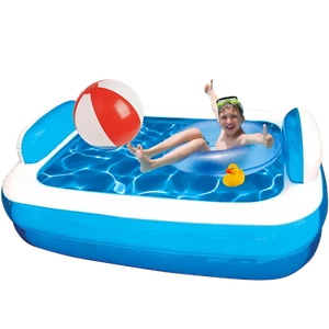 Piscina Hinchable para Niños Grandes Rectangular para Jardín Terraza Patio - Imagen 1 de 4