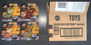 Jurassic World Camp Cretaceous Snap Squad Spinosaurus Velociraptor Triceratops - Picture 1 of 2