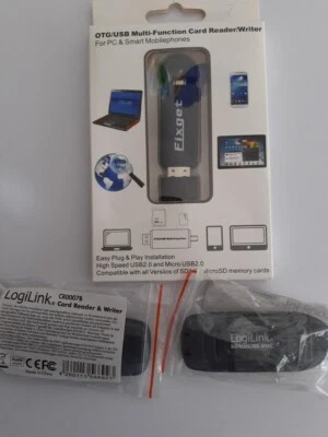 3 x card reader, writer USB OTG SD  NEU  - Bild 1 von 4
